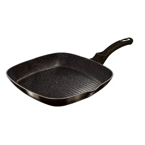 Panvice, lievanečníky BERLINGER HAUS - Panvica Gril 28cm Shiny Black