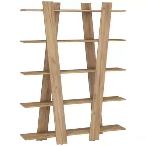 Regály Regál Via 150 Craft Zlatý