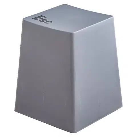 Taburetky KONDELA Klavo taburetka sivá
