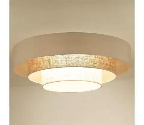 Svietidlá  - LED Stropné svietidlo LUNETA LED/26W/230V pr. 60 cm 4000K krémová/hnedá 606134