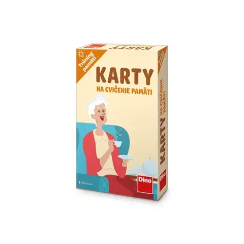 Kartové hry Dino Tréning pamäti: Karty pre cvičenie pamäti