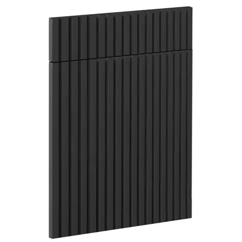 Kuchynské skrinky Čelo skrinky Luxeo F14-D60S1-AX ryfla black