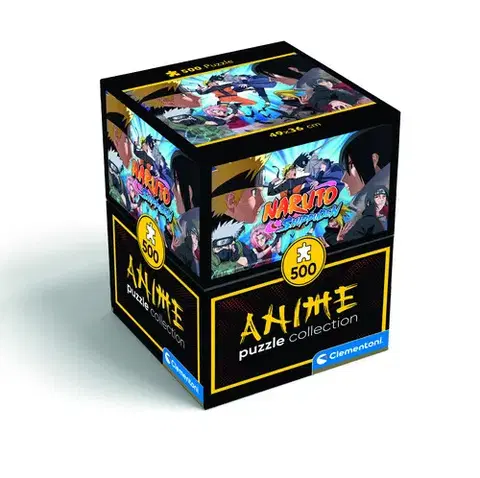 500 dielikov Puzzle v kocke Naruto 500 Clementoni
