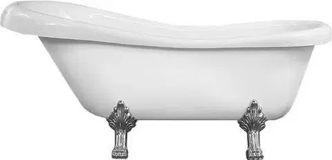 Vane MEXEN/S - Retro voľne stojaca vaňa 170x75 cm biela chróm nohy , zátka sifónu chrom 53251707500-00