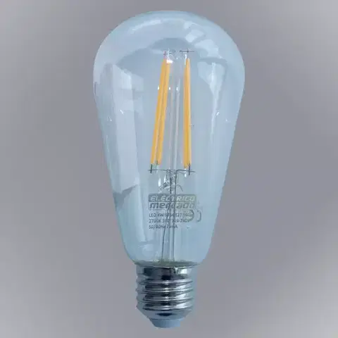 Žiarovky E27 Žiarovka FL ST64 8W/1055LM E27 230V 2700K CLEAR
