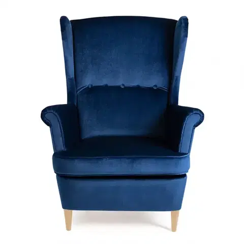 Moderné kreslá Kreslo Royal Bluvel 86/prírodné