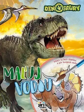 Pre deti a mládež - ostatné Maľuj vodou A4 Dinosaury