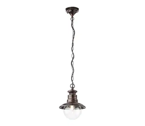 Svietidlá Redo 9046 - Vonkajší luster na reťazi SCOTT 1xE27/42W/230V IP44 9046