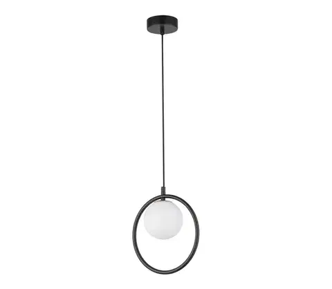 Svietidlá  Luster na lanku AQUA 1xG9/12W/230V čierna 33407