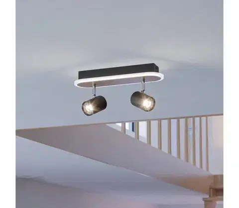 Svietidlá Eglo 901632 - LED Bodové svietidlo RIMBOCCHI LED/12W/230V hnedá/čierna 901632