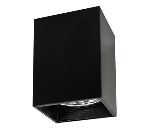 Svietidlá  Bodové svietidlo JUPITER 1xE27/20W/230V 13,7x13,7 cm čierna 307804