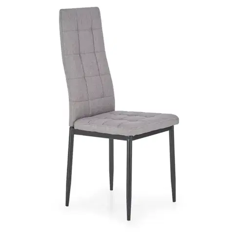 Čalúnené stoličky Stolička K292 tkanina/kov popol 45x65x98