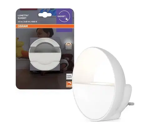 Svietidlá Osram - LED Stmievateľné nočné svetlo LUNETTA LED/0,65W/230V 4099854530715