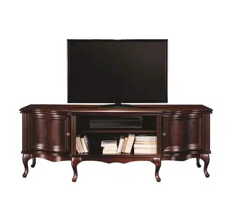 TV stolíky TARANKO Wersal W-RTV/D rustikálny tv stolík wenge