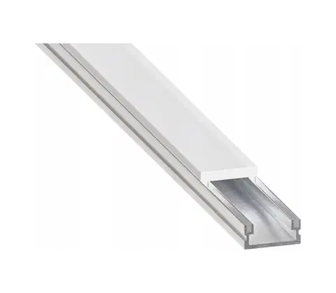 LED osvetlenie SmartLED Vstavaný profil pre LED pásy 1 m strieborný/biely 7574
