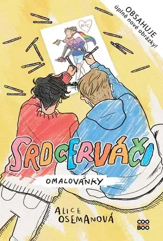 Maľovanky pre dospelých Srdcerváči: Omalovánky - Alice Osemanová