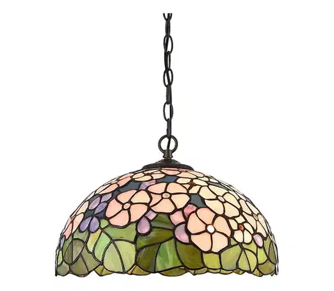 Svietidlá Prezent  - Luster na reťazi TIFFANY 2xE27/60W/230V 