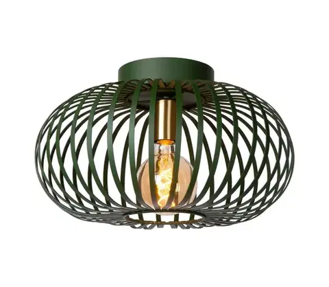 Svietidlá Lucide 78174/40/33 - Stropné svietidlo MANUELA 1xE27/60W/230V pr. 39,5 cm zelená 78174/40/33