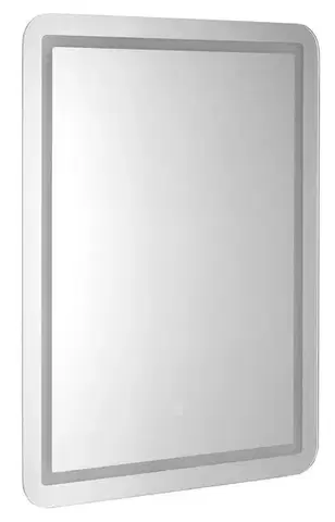 Kúpeľňové zrkadlá AQUALINE - SALICA zrkadlo s LED osvetlením 60x80cm, dotykový senzor, stmievateľné SC080