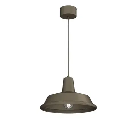 Svietidlá  Závesný luster CLASS 1xE27/15W/230V bronzový 4024