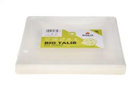 Taniere Kinekus Tanier hranatý 16x16cm sada 12ks jednorázový BIO