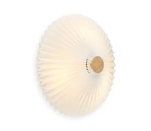 Svietidlá Halo Design 745098-Nástenné svietidlo PARIS 4xG9/28W/230V priemer 50cm biela/mosadz/dub 745098