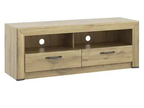 TV stolíky KONDELA Safari 2S tv stolík dub navarra