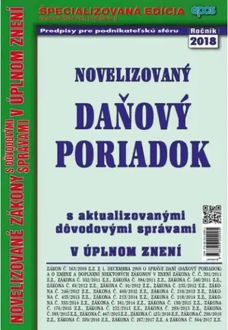 Zákony, zbierky zákonov Novelizovaný daňový poriadok 4/2018