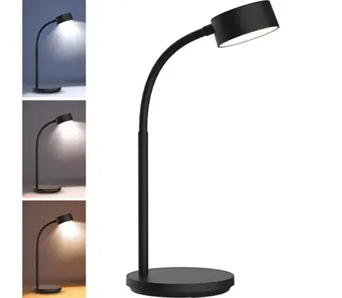 Lampy  WO3000-B- LED Stmievateľná stolná lampa LED/4,5W/5V 3000/4000/6500K čierna WO3000-B