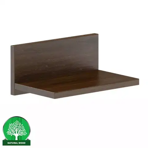 Borovicový nábytok Polička borovica PK150-40x18x25 orech