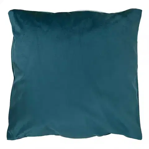 Dekoračné obliečky Obliečka Plain Velvet 40x40cm modrá