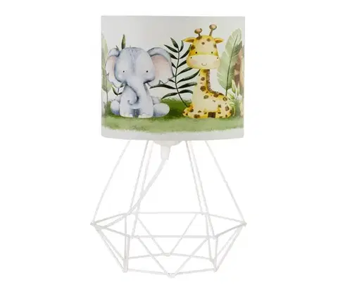Lampy  Detská stolná lampa KIDS ROOM 1xE27/60W/230V pr. 18 cm džungľa H0962