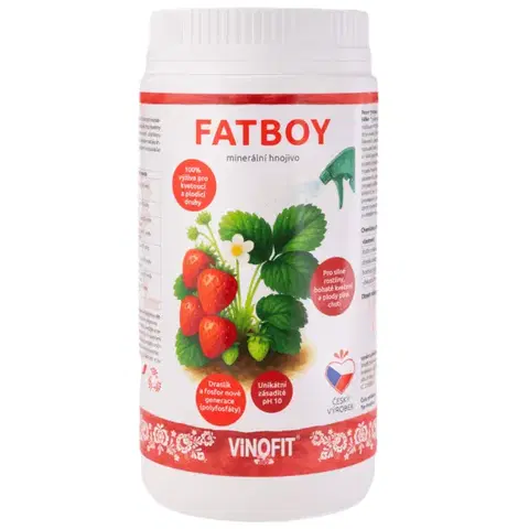 Pestovanie rastlín Vinofit FATBOY® - PK hnojivo so 100 % obsahom živín
