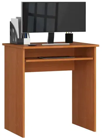 Písacie stoly Moderný písací stôl RAST, jelša