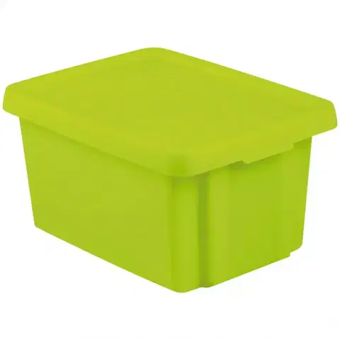 Dekorácie a bytové doplnky Dóza s vrchnákom Essentials 26l zelená