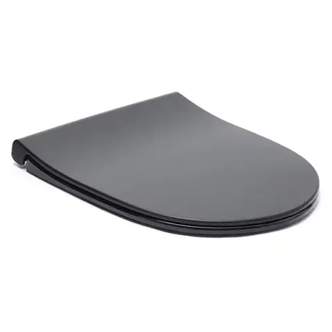 WC dosky WC doska VitrA Sento duroplast čierna 120-083R009 120-083R009
