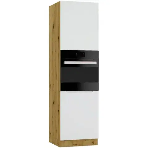 Kuchynské skrinky stojace Kuchynská skrinka Isabel D 60 PK/2133 P/L sivá/artisan