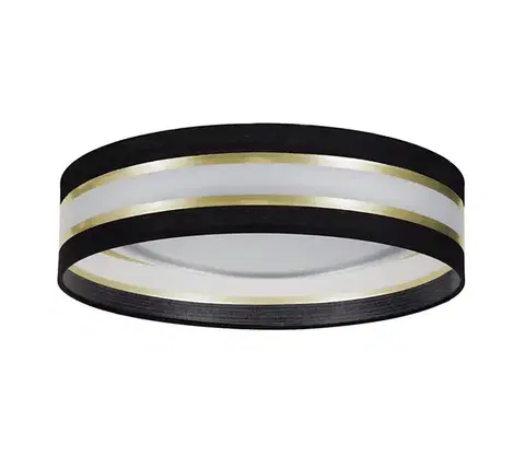 Svietidlá  LED stropné svietidlo CORAL GOLD LED/24W/230V čierna/zlatá 0178
