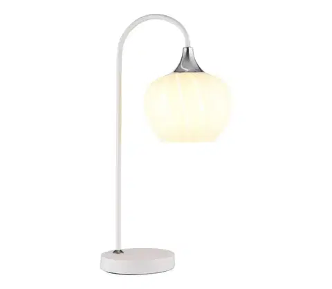 Lampy Globo 15548TW - Stolná lampa MAXY 1xE27/40W/230V biela 15548TW