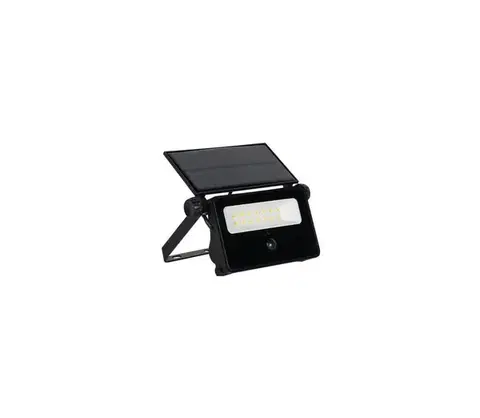 LED osvetlenie  LED solárny reflektor so senzorom LED/20W/5,5V IP65 SOLAR REF 20W-PIR