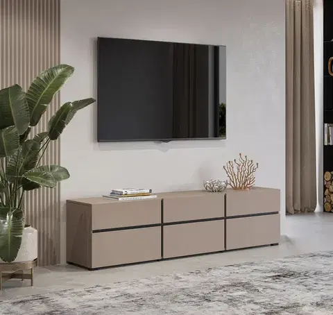 TV stolíky BRENDON 41 TV stolík, congo / čierna 