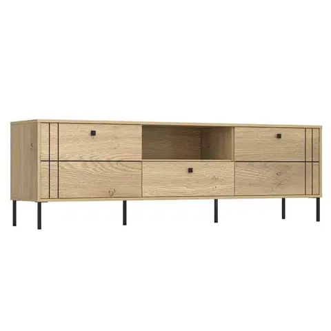 TV stolíky KONDELA Colen 2D1S/180 tv stolík dub cremona