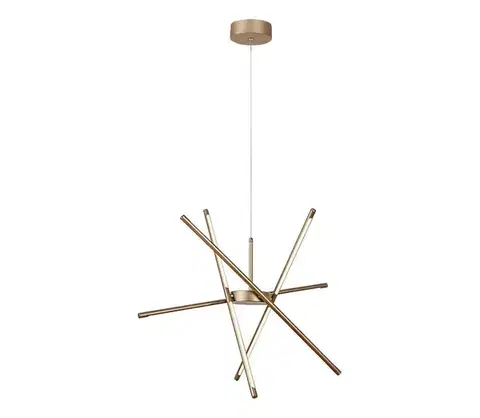 Svietidlá Rabalux 72339 - LED Luster na lanku HENLI2 LED/40W/230V 3000K zlatá 72339