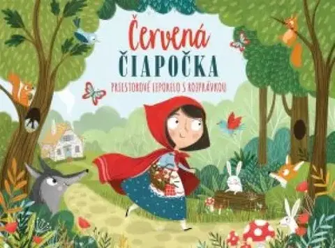 Leporelá, krabičky, puzzle knihy Červená Čiapočka