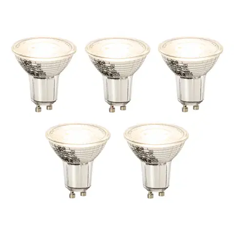 LED osvetlenie Sada 5 stmievateľných LED žiaroviek GU10 8W 650lm 2700K