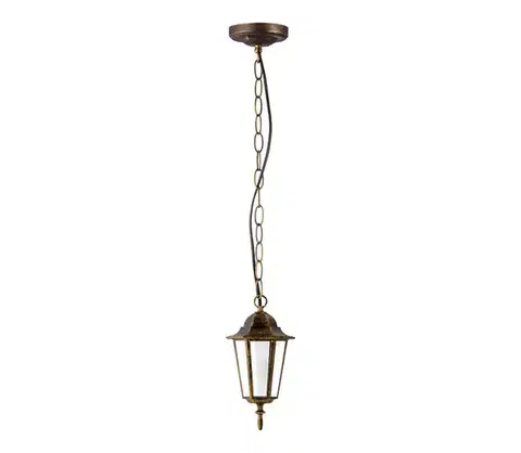 Záhradné lampy  Vonkajší luster 1xE27/20W/230V IP43 patina 202178