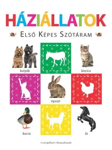 Leporelá, krabičky, puzzle knihy Háziállatok – Első képes szótáram