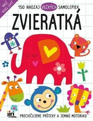 Nalepovačky, vystrihovačky, skladačky Zvieratká - Nauč ruku lepiť