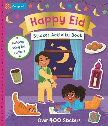 Nalepovačky, vystrihovačky, skladačky Happy Eid Sticker Activity Book - Campbell Books