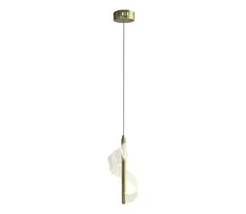 Svietidlá  LED Luster na lanku LARGO LED/10W/230V zlatá ML1041